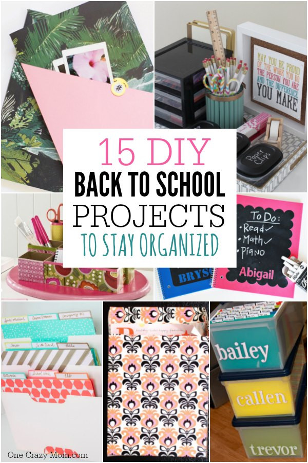 Back To School DIY Organization
 DIY back to school organization ideas 15 back to school