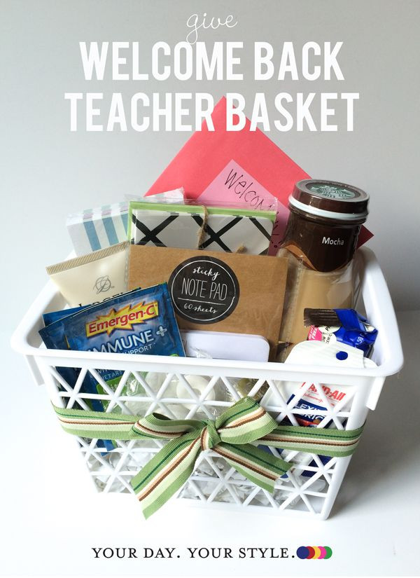 Back To School Gift Basket Ideas
 Teacher Gift Back to School by Your Day Your Style