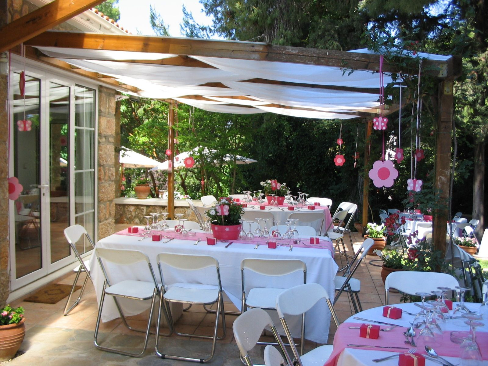 Backyard Baptism Party Ideas
 outdoor baptism party ideas D With images