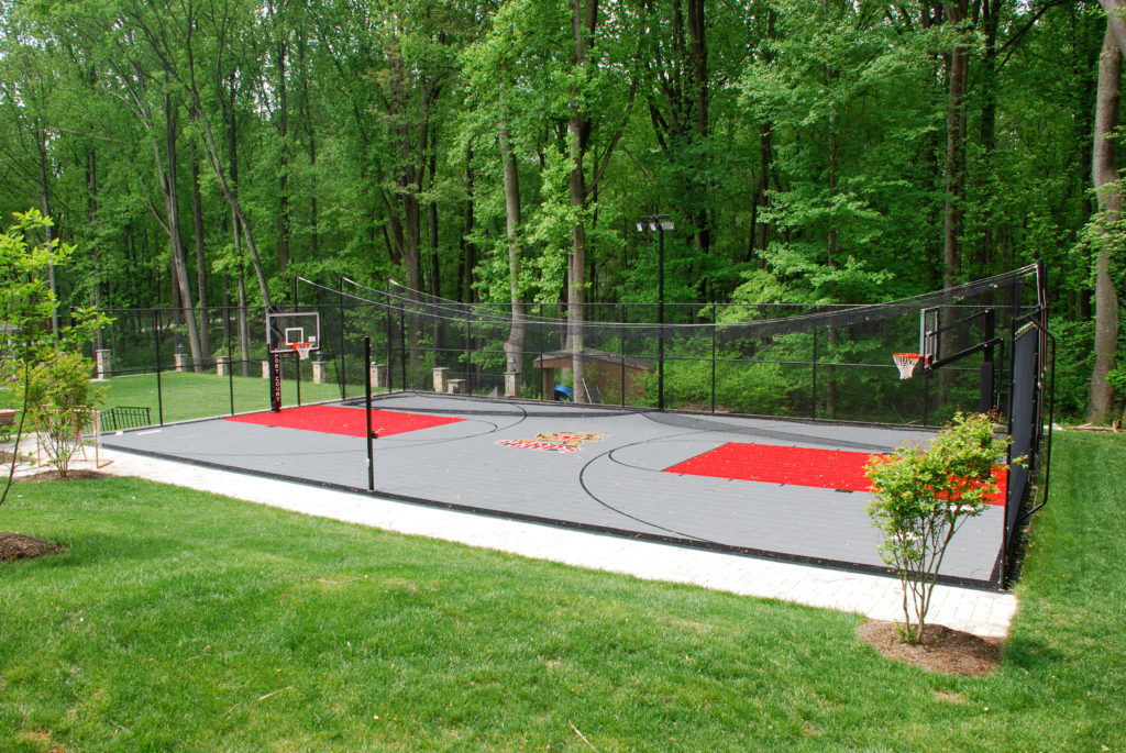 Backyard Basketball Courts
 Residential Outdoor Backyard Basketball Courts