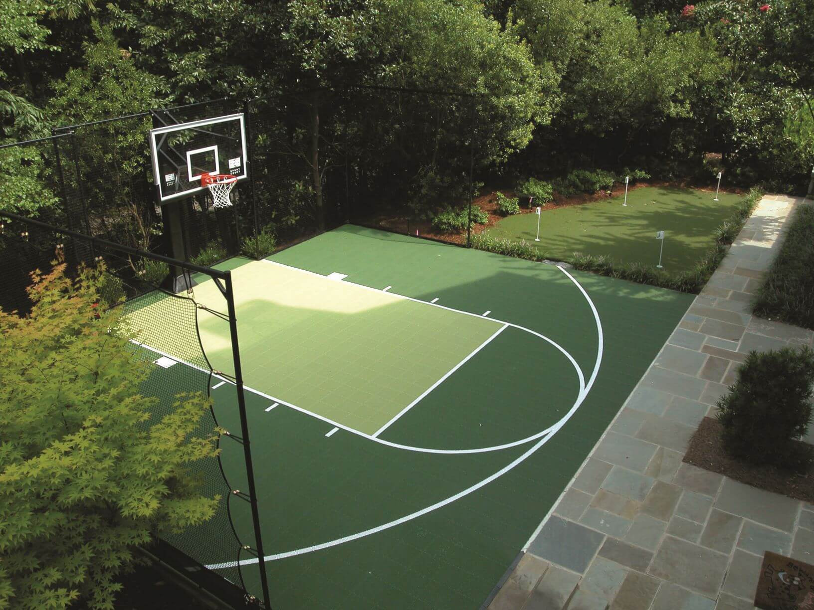 Backyard Basketball Courts
 Backyard Basketball Courts Outdoor Residential