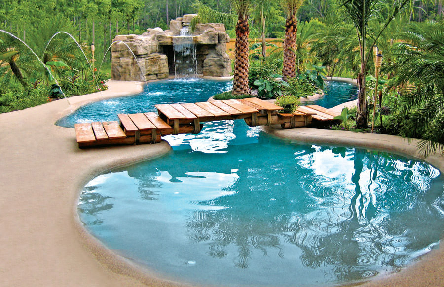 Backyard Beach Pool
 20 Awesome Zero Entry Backyard Swimming Pools i e Beach