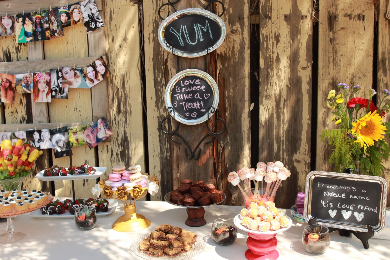 Backyard Birthday Party Ideas Sweet 16
 Perfect for a rustic and vintage sweet 16