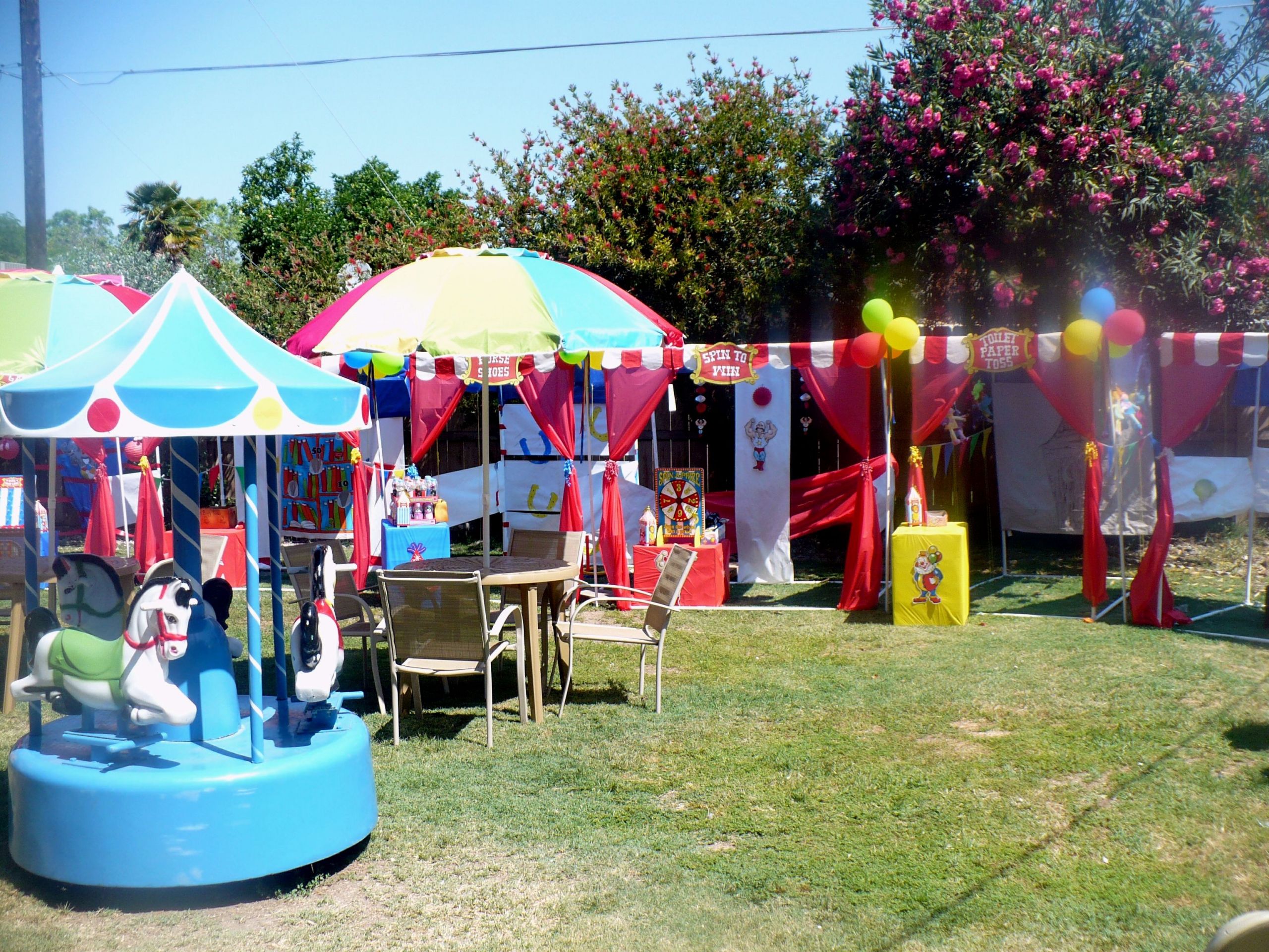 Backyard Carnival Theme Party Ideas
 The back yard carnival birthday party