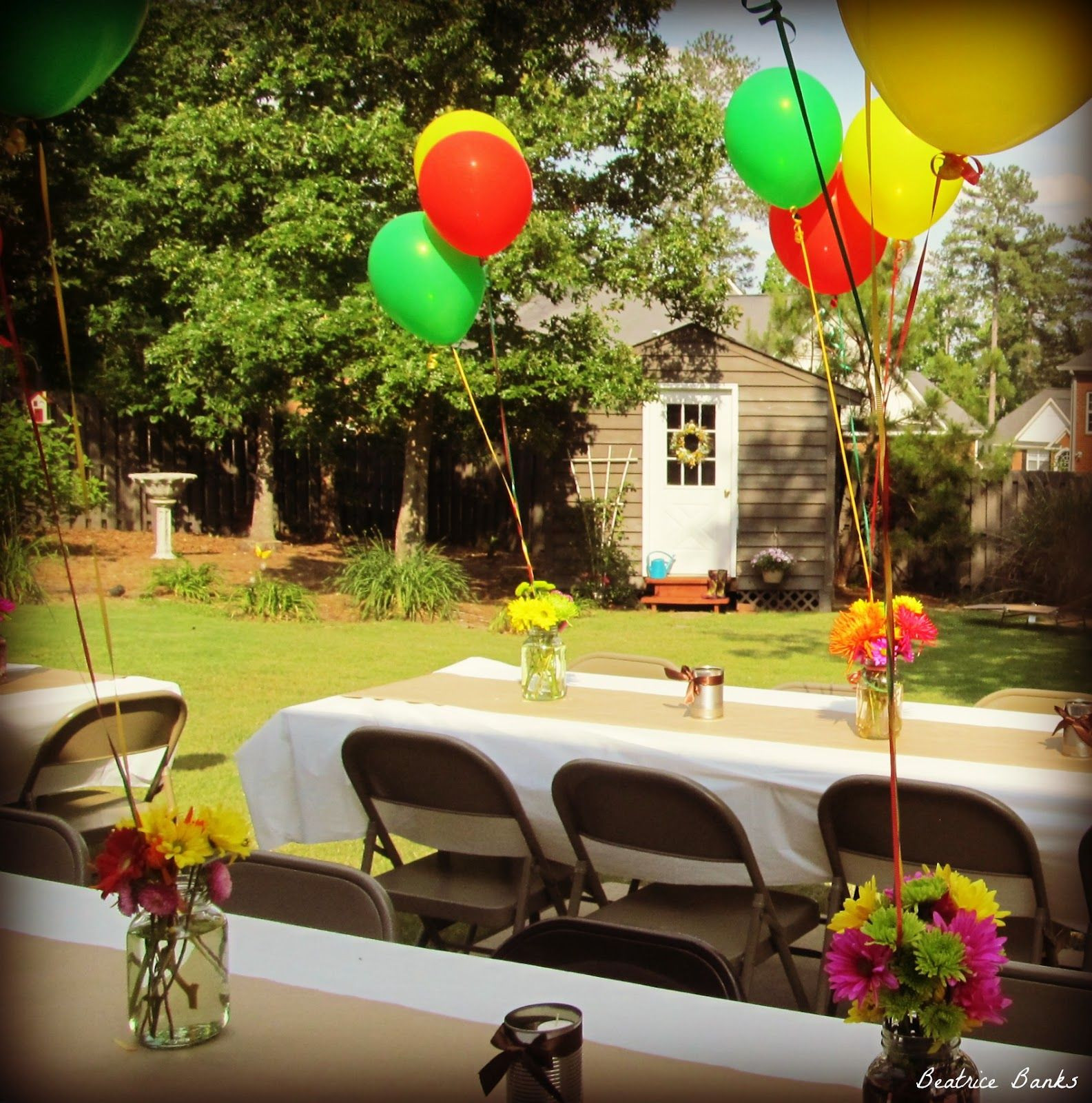 Backyard College Graduation Party Ideas
 Backyard Graduation Party Beatrice Banks With images