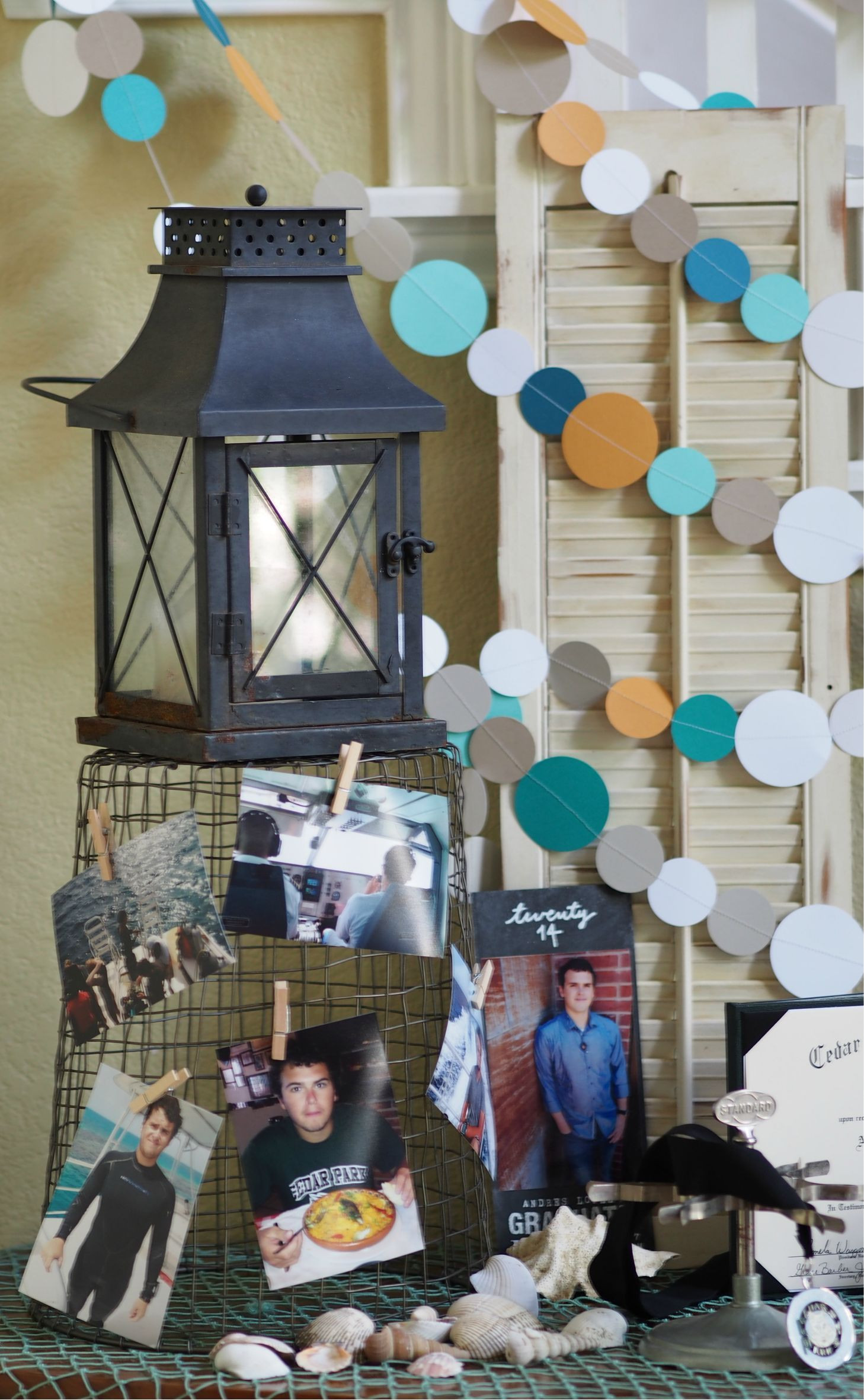 Backyard College Graduation Party Ideas
 We Heart Parties Ocean Themed Graduation With images