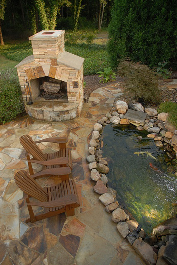 Backyard Fountain Ponds
 20 Beautiful Backyard Pond Ideas