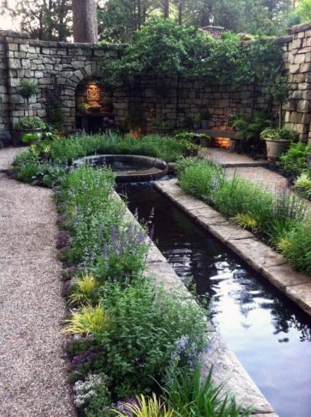 Backyard Fountain Ponds
 Top 50 Best Backyard Pond Ideas Outdoor Water Feature