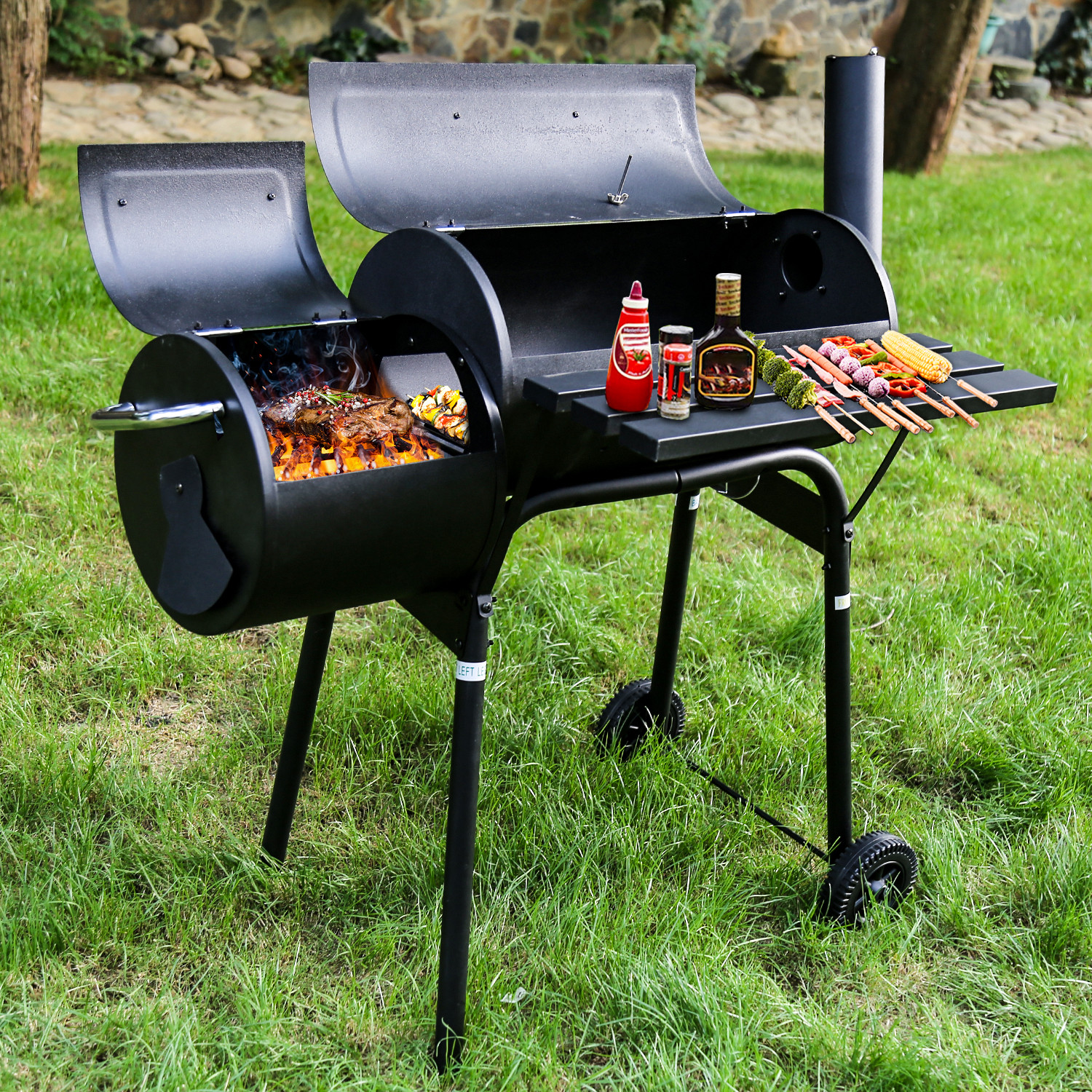 Backyard Grill Grills
 BBQ Grill Charcoal Barbecue Outdoor Pit Patio Backyard