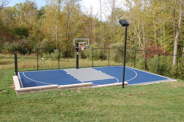 Backyard Half Court Basketball
 Outdoor Half Court Basketball