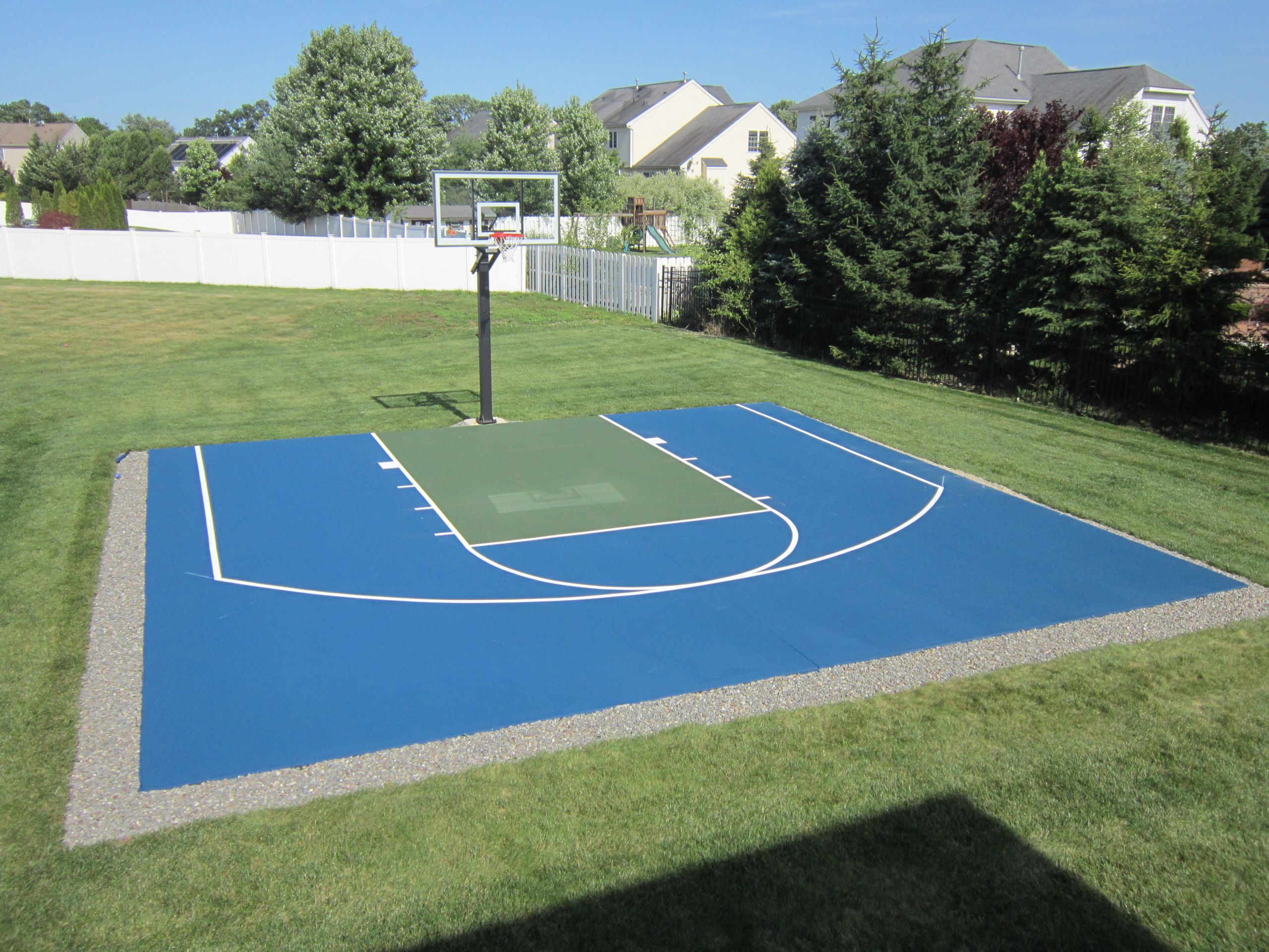 Backyard Half Court Basketball
 Basketball Court Dimensions