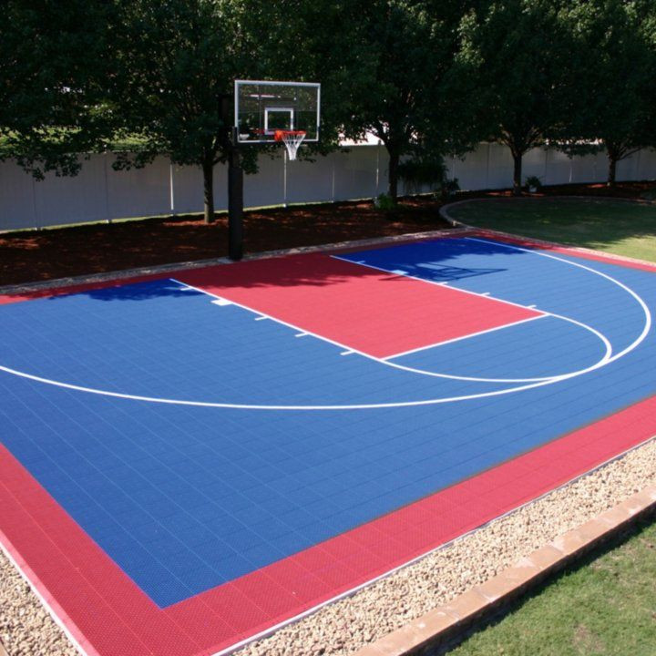 Backyard Half Court Basketball
 Half Court DIY Backyard Basketball System