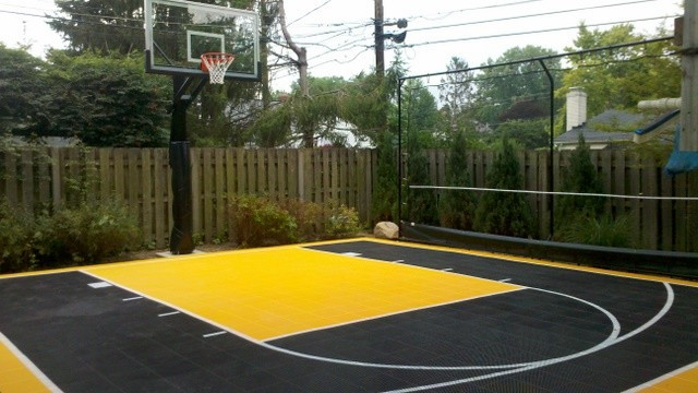 Backyard Half Court Basketball
 Outdoor Half Court Basketball