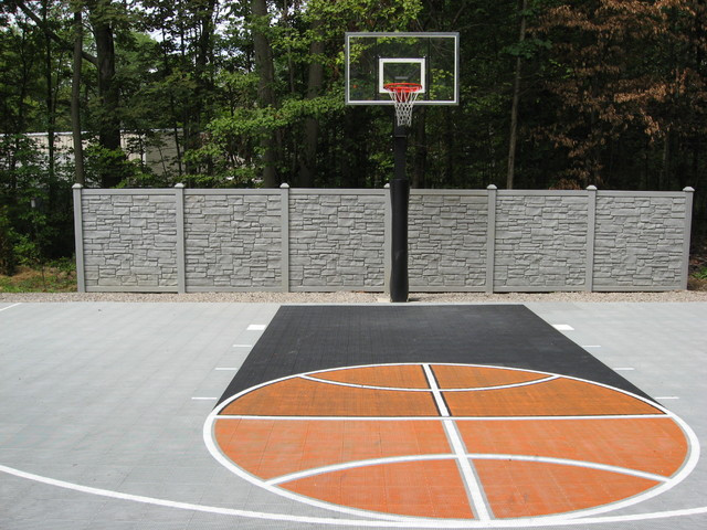 Backyard Half Court Basketball
 Outdoor Half Court Basketball
