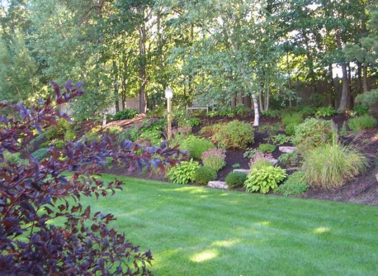 Backyard Hillside Landscaping
 723 best images about Landscaping a slope on Pinterest