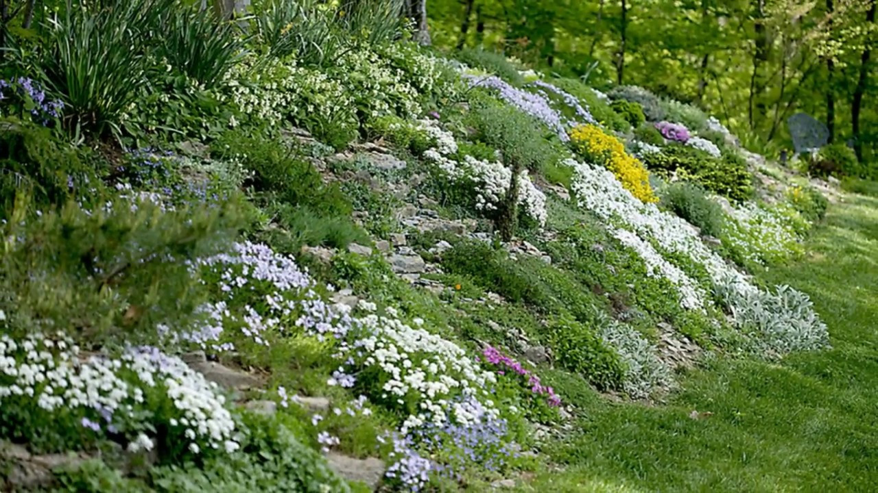Backyard Hillside Landscaping
 Landscaping Ideas for Sloped Backyard Garden Design Ideas