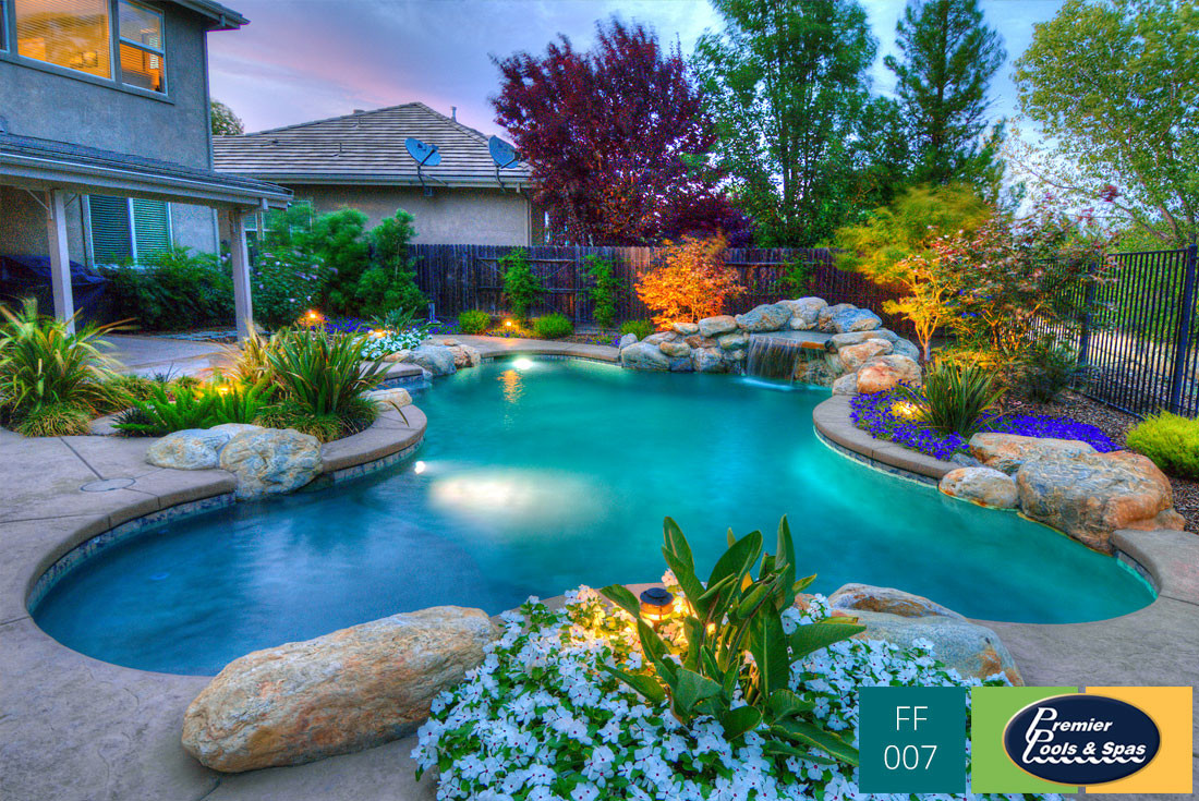 Backyard Inground Pool Ideas
 Freeform Swimming Pools
