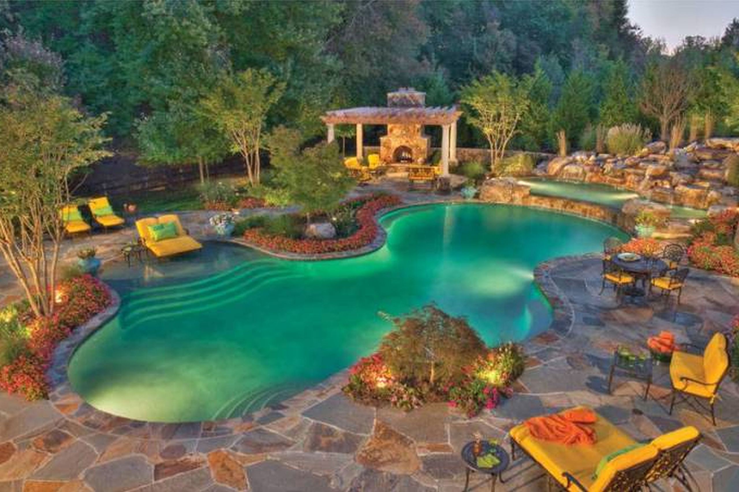 Backyard Inground Pool Ideas
 Backyard Pool Design with Mesmerizing Effect for Your Home
