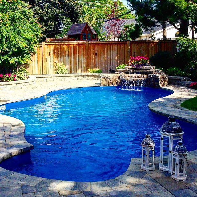 Backyard Inground Pool Ideas
 1632 best Awesome Inground Pool Designs images on