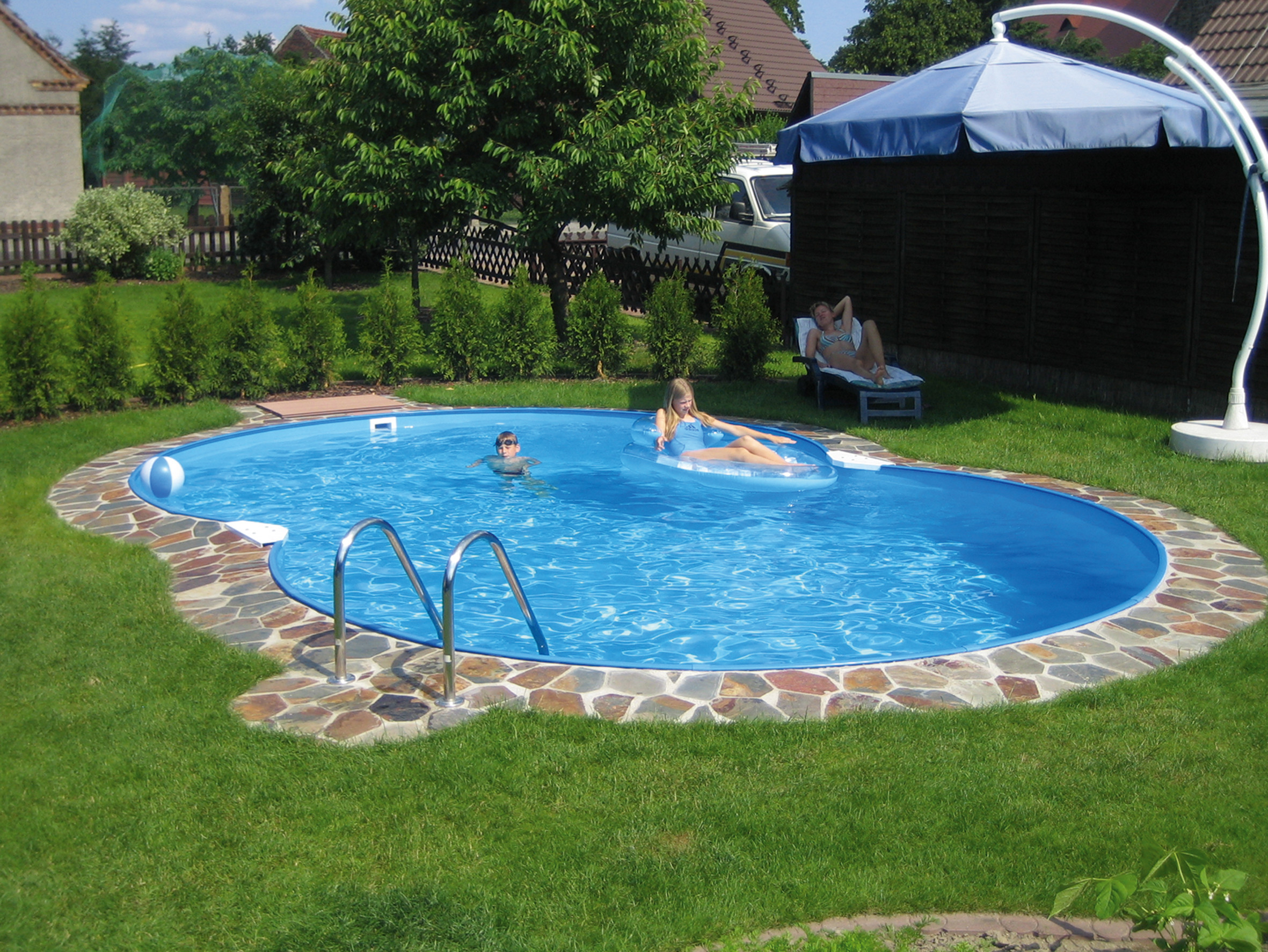 Backyard Inground Pool Ideas
 Backyard Landscaping Ideas Swimming Pool Design