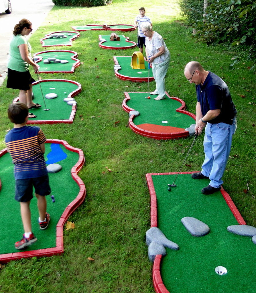 Backyard Miniature Golf
 Chattanooga Birthday Party Rentals Holes To Go