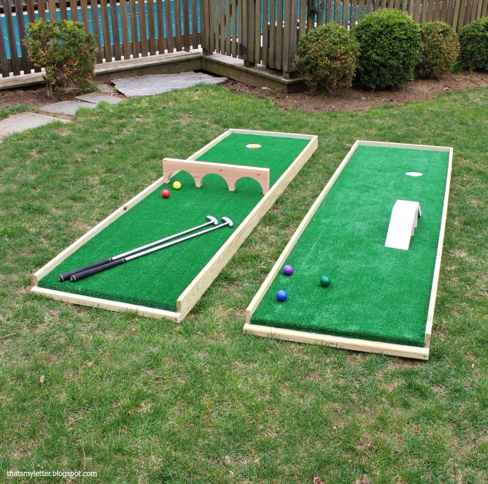 Backyard Miniature Golf
 MINI PUTT COURSE RYOBI Nation Projects