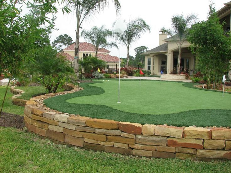 Backyard Miniature Golf Course Kits
 putting green Backyard Putting Green Ideas