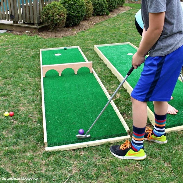 Backyard Miniature Golf Course Kits
 MINI PUTT COURSE RYOBI Nation Projects