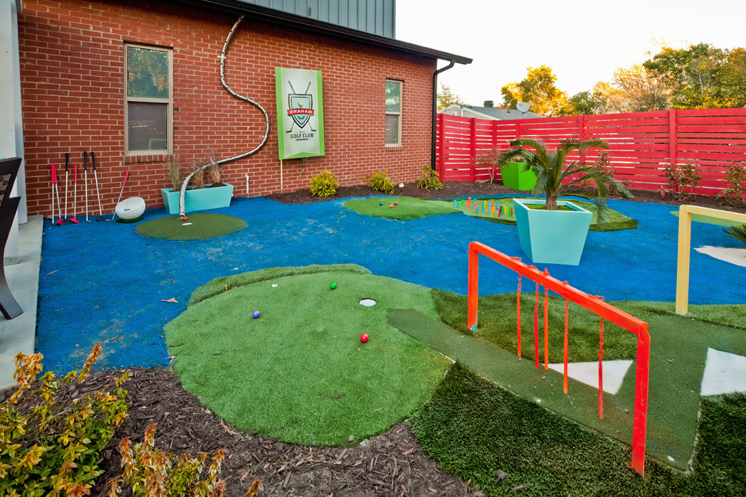 Backyard Miniature Golf
 Backyard mini golf course large and beautiful photos