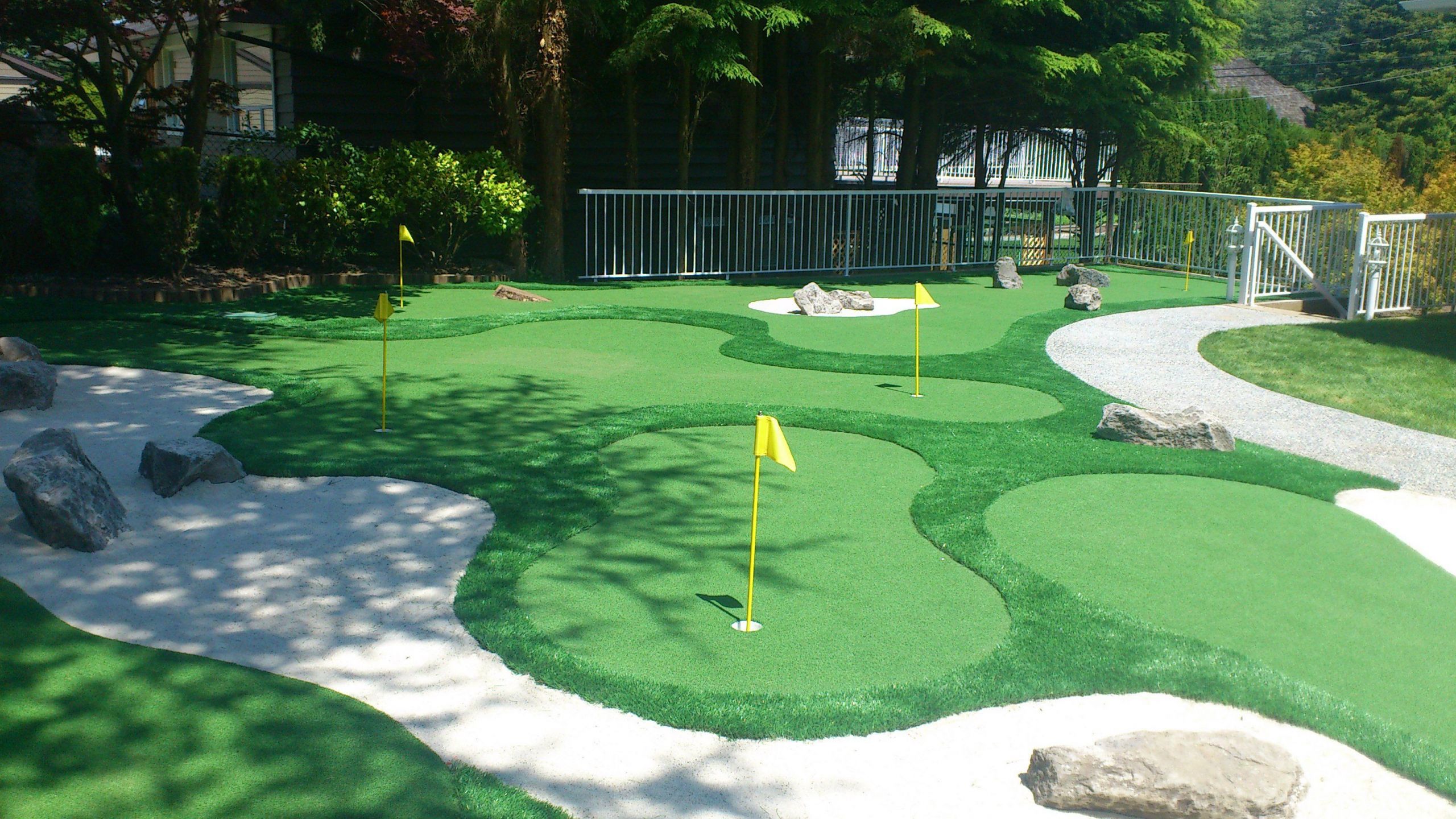 Backyard Miniature Golf
 2 You can even turn your backyard into a mini golf course