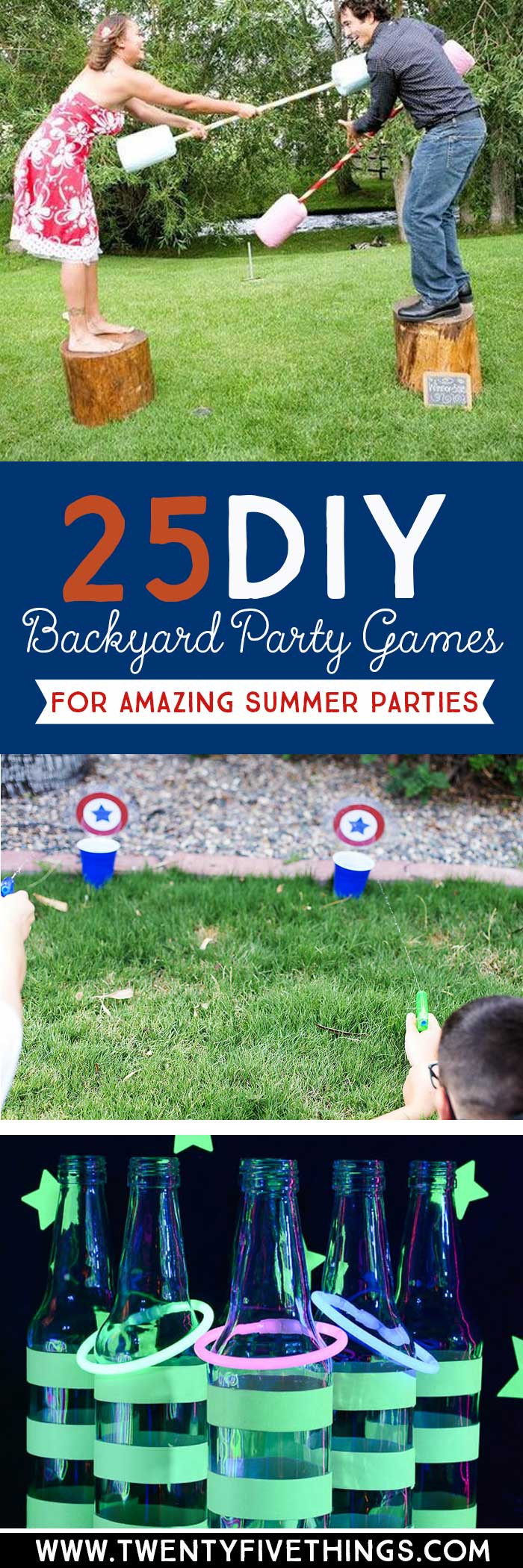 Backyard Party Games Ideas
 25 DIY Backyard Party Games for the Best Summer Party Ever