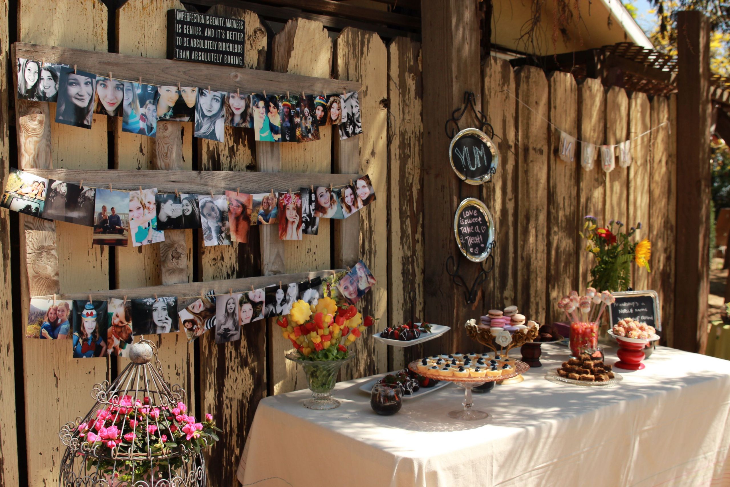 Backyard Party Ideas For Sweet 16
 So cute for a vintage sweet 16
