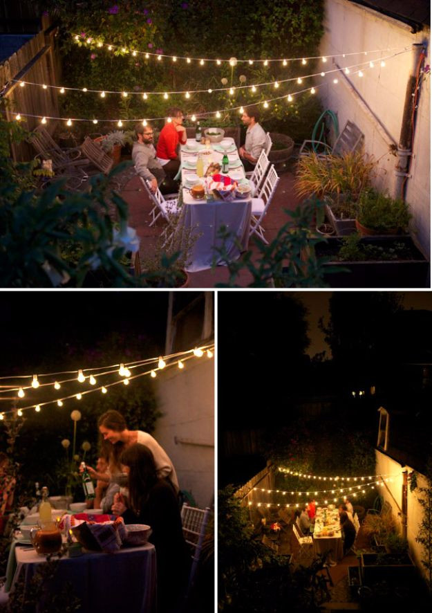 Backyard Party Lighting Ideas
 41 DIY Outdoor Lighting Ideas