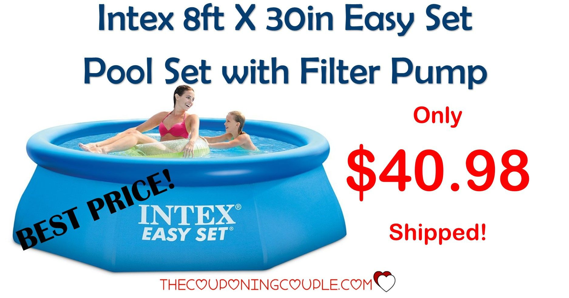 Backyard Pool Superstore Coupons
 Intex 8ft X 30in Easy Set Pool Set with Filter Pump ly