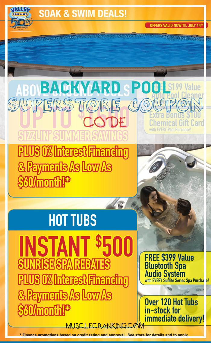 Backyard Pool Superstore Coupons
 Backyard Pool Superstore Coupon Code 2021 musclecranking