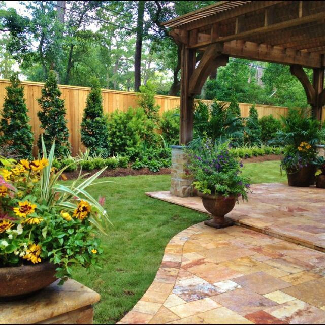 Backyard Privacy Landscaping
 Houzz Spring Landscaping Trends Study