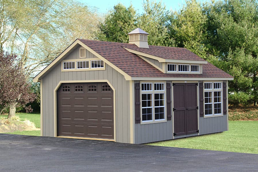Backyard Workshop Plans
 Gallery of The Lancaster Style Shed from Overholt in