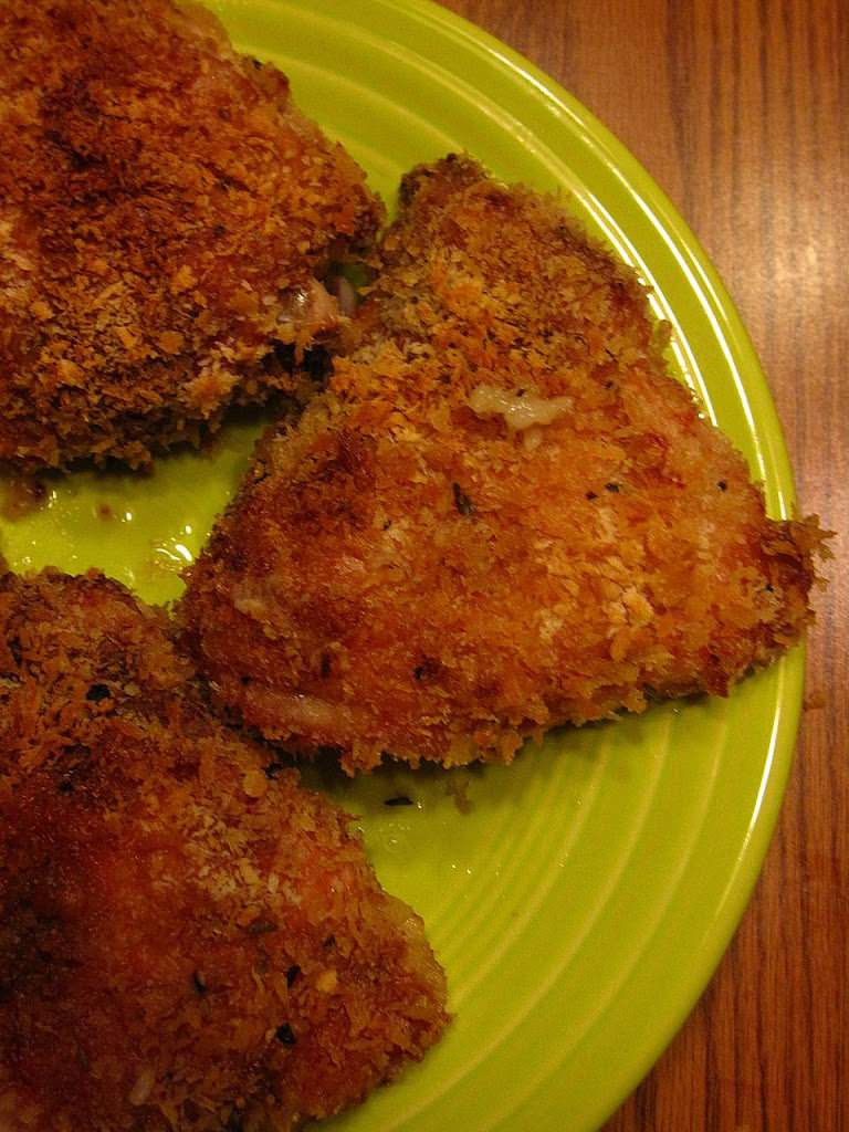 Bake Breaded Chicken Thighs
 Baked Chicken Thighs with Mustard and Herbs Dad Cooks Dinner