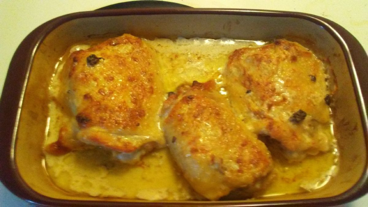 Baked Chicken Recipe With Cream Of Mushroom Soup
 Cream of Mushroom Oven Baked Chicken Recipe