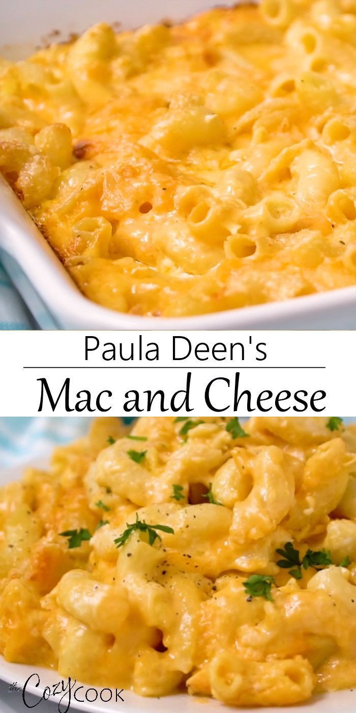 Baked Macaroni And Cheese With Bacon Paula Deen
 This EXTRA creamy Mac and Cheese Recipe from Paula Deen