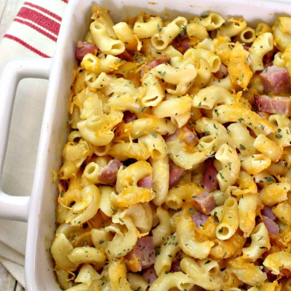 Baked Macaroni And Cheese With Ham Recipe
 Macaroni and Cheese with Ham