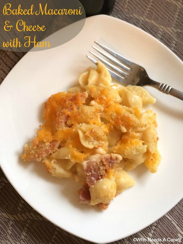 Baked Macaroni And Cheese With Ham Recipe
 Baked Macaroni & Cheese with Ham