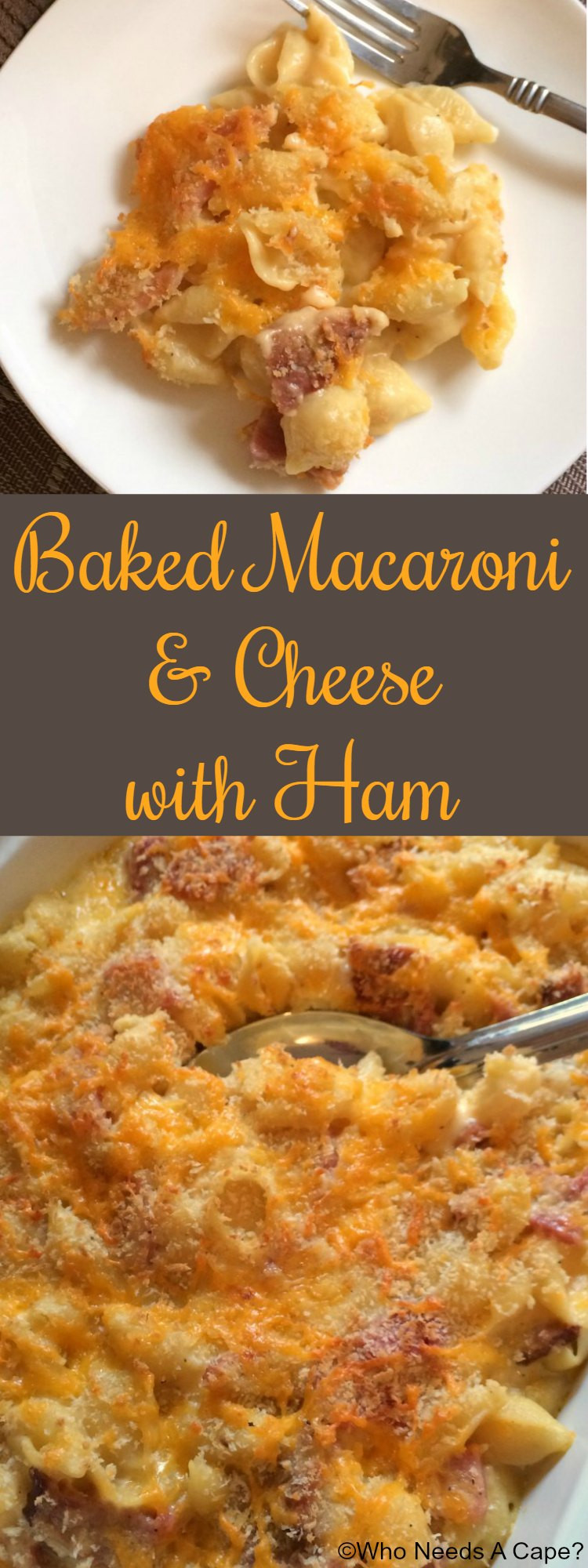 Baked Macaroni And Cheese With Ham Recipe
 Baked Macaroni & Cheese with Ham