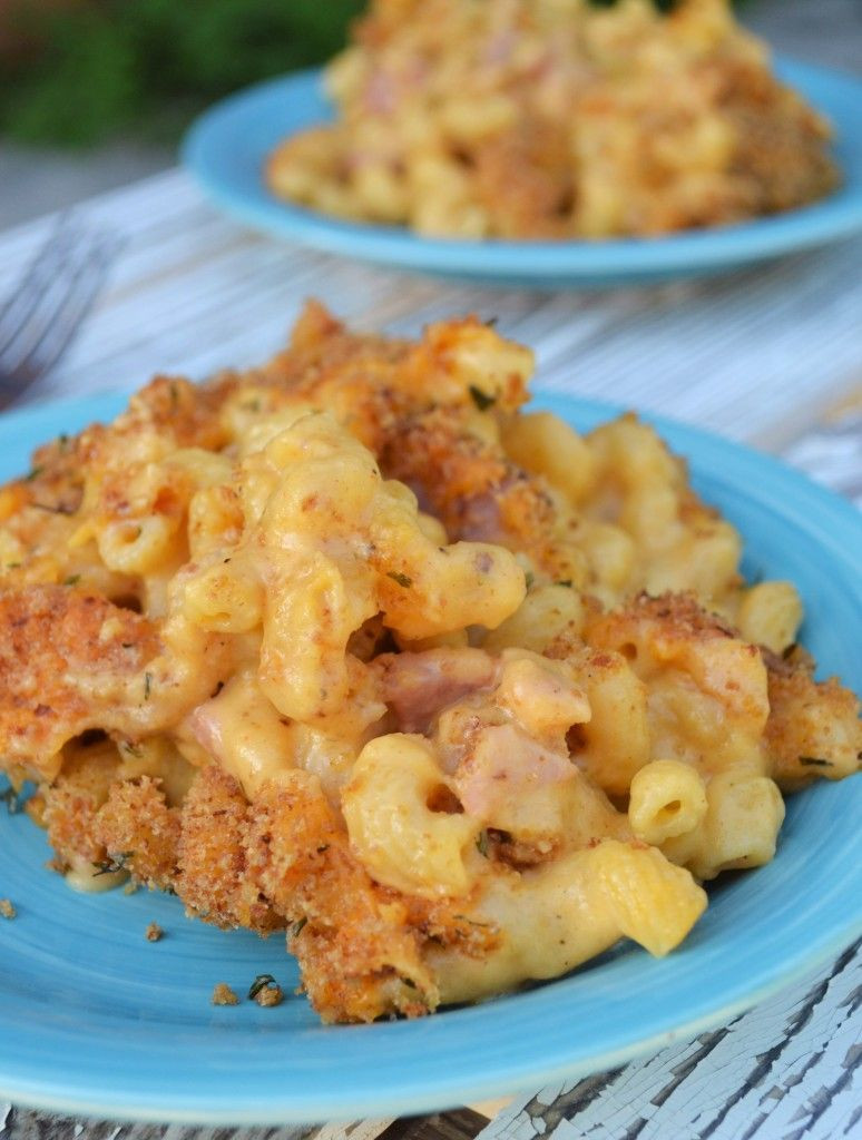 Baked Macaroni And Cheese With Ham Recipe
 Baked Macaroni and Cheese with Ham Recipe