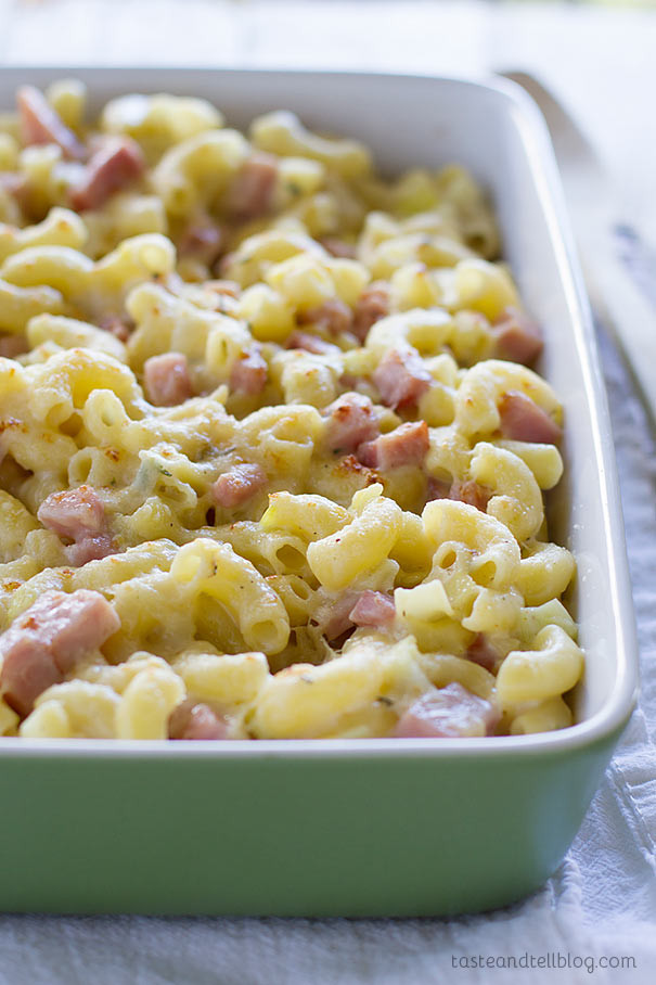 Baked Macaroni And Cheese With Ham Recipe
 Homemade Macaroni and Cheese with Ham and Leeks Taste