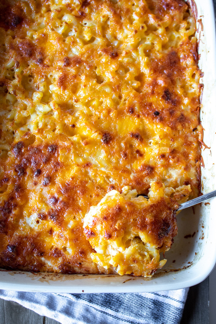 Baked Macaroni And Cheese With Sour Cream
 Southern Baked Macaroni and Cheese the hungry bluebird