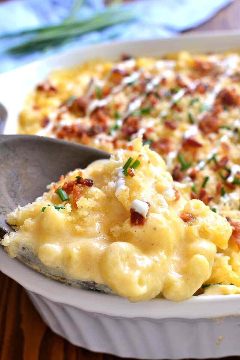 Baked Macaroni And Cheese With Sour Cream
 Deliciously creamy Baked Mac & Cheese loaded with sour