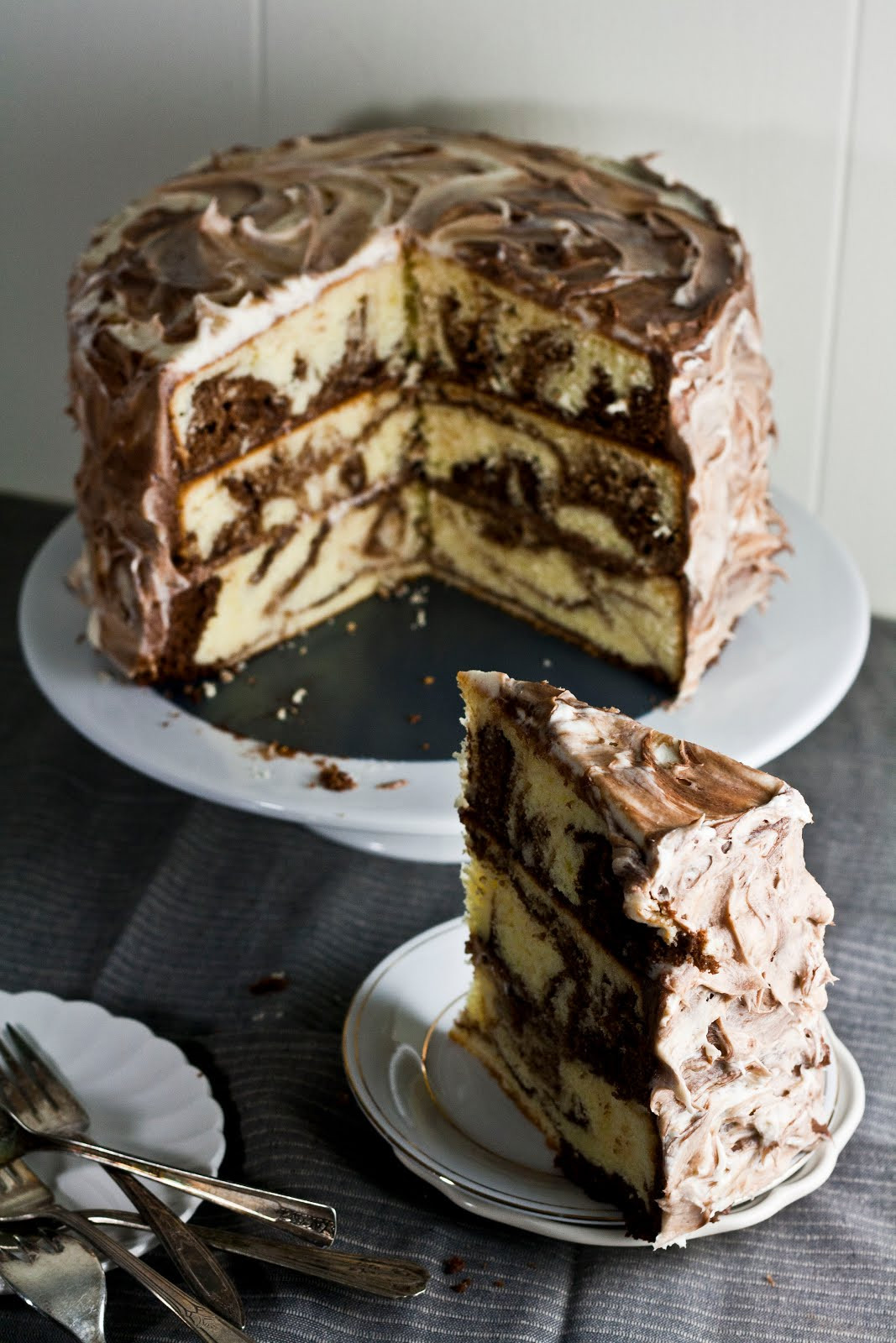 Bakery Cake Recipes
 The Brown Betty Bakery s Marble Pound Cake