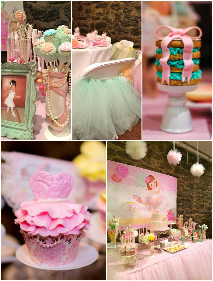 Ballerina Birthday Decorations
 Kara s Party Ideas Sweet Ballerina Party Ideas Supplies
