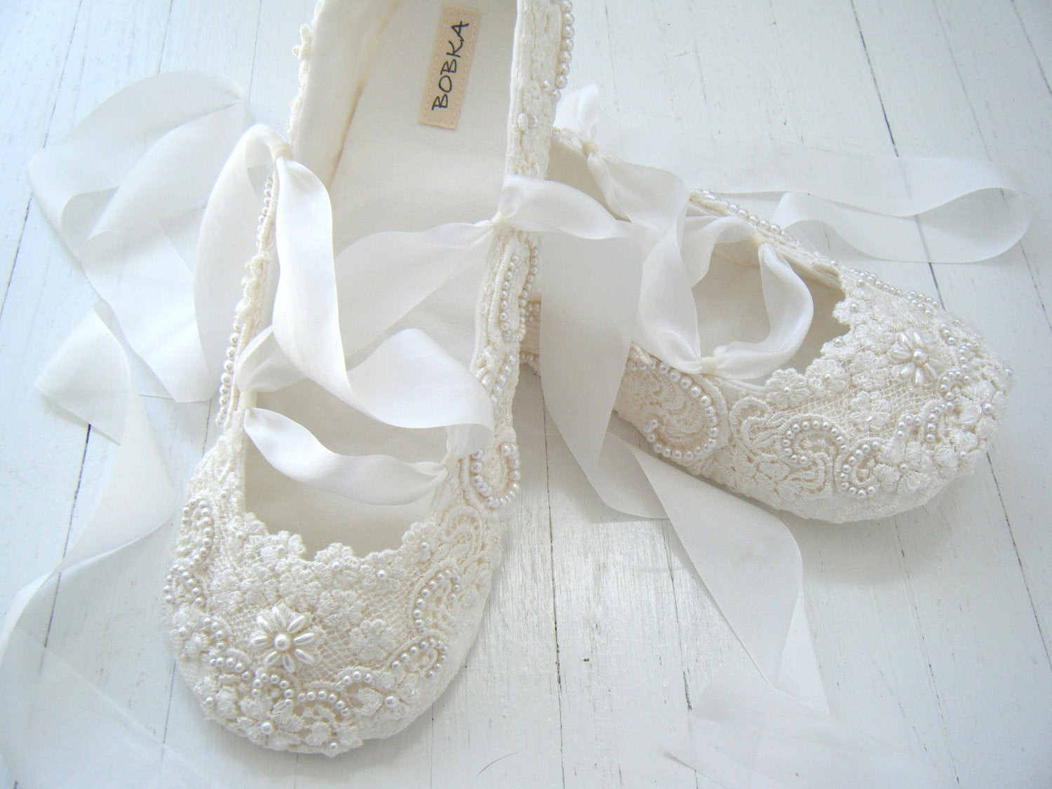 Ballet Flat Wedding Shoes
 Ivory Ballet Flats Wedding Shoes Bridal Ballet Flats by